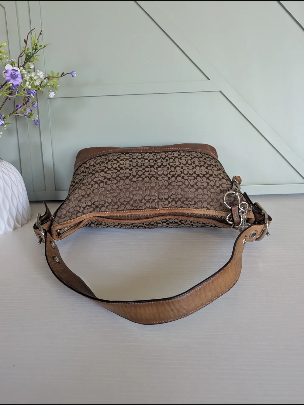 Coach material woven